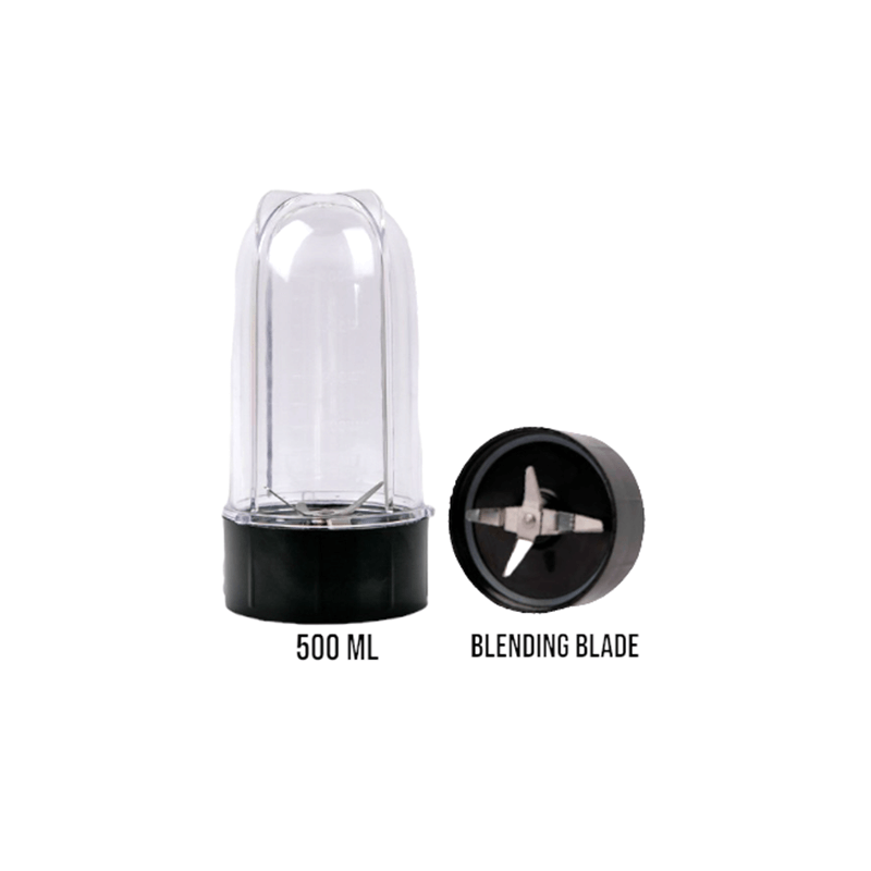 Big jar and Grinding blade (flat blade)  - 500 ml