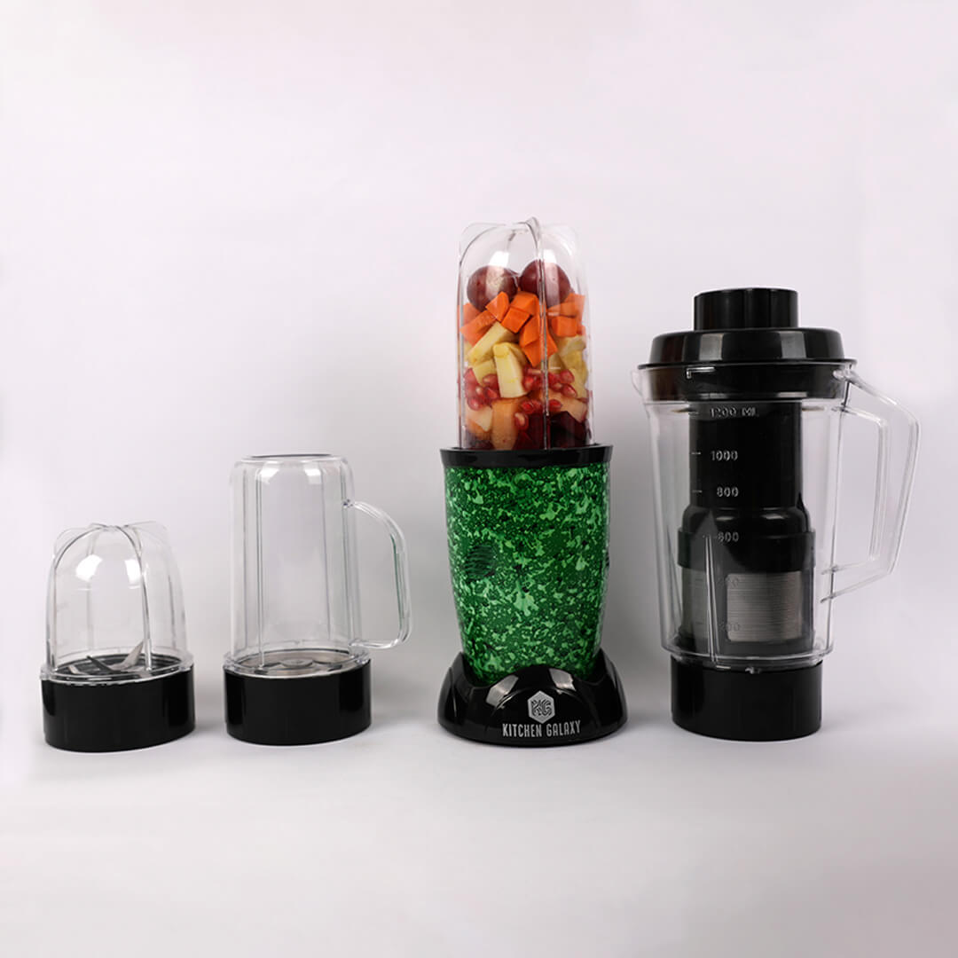 Kitchen Galaxy Bullet Mixer Grinder - 3 Jar Model + Juicer Jar |Printed Series