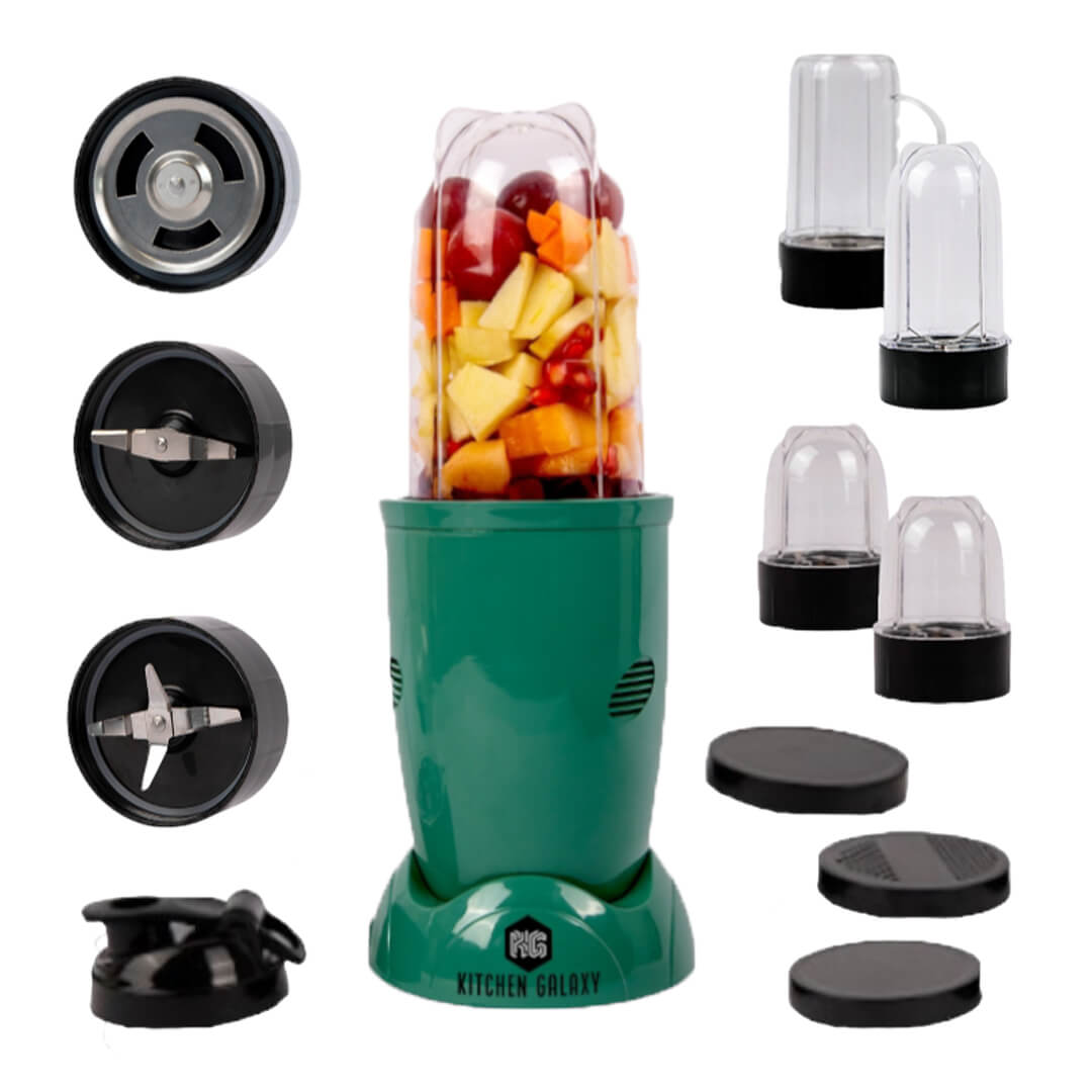 Kitchen Galaxy Bullet Mixer Grinder -  5 Jar Mixer model with 3 Blades |Glossy Series