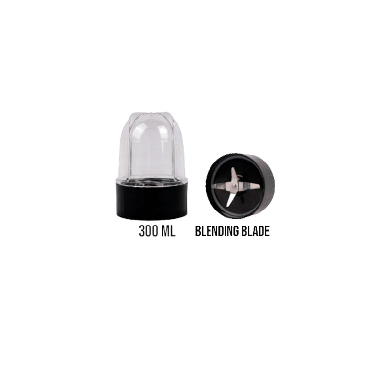 Small Jar and Blending Blade (Cross Blade) - 300 ml