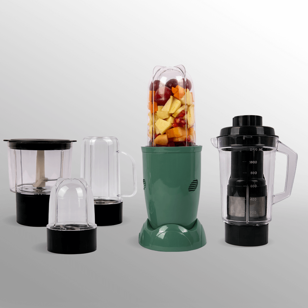 Kitchen Galaxy Bullet Mixer Grinder - 3 Jar Model + Chopper Jar + Juicer Jar |Glossy Series