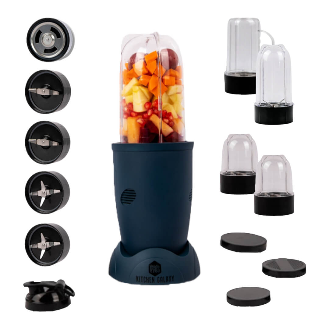 Kitchen Galaxy Bullet Mixer Grinder -  5 Jar Mixer model with 5 Blades |Matte Series