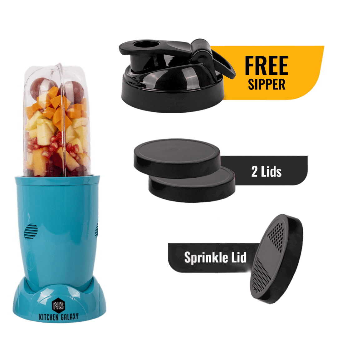 Kitchen Galaxy Bullet Mixer Grinder -  5 Jar Mixer model with 3 Blades |Glossy Series