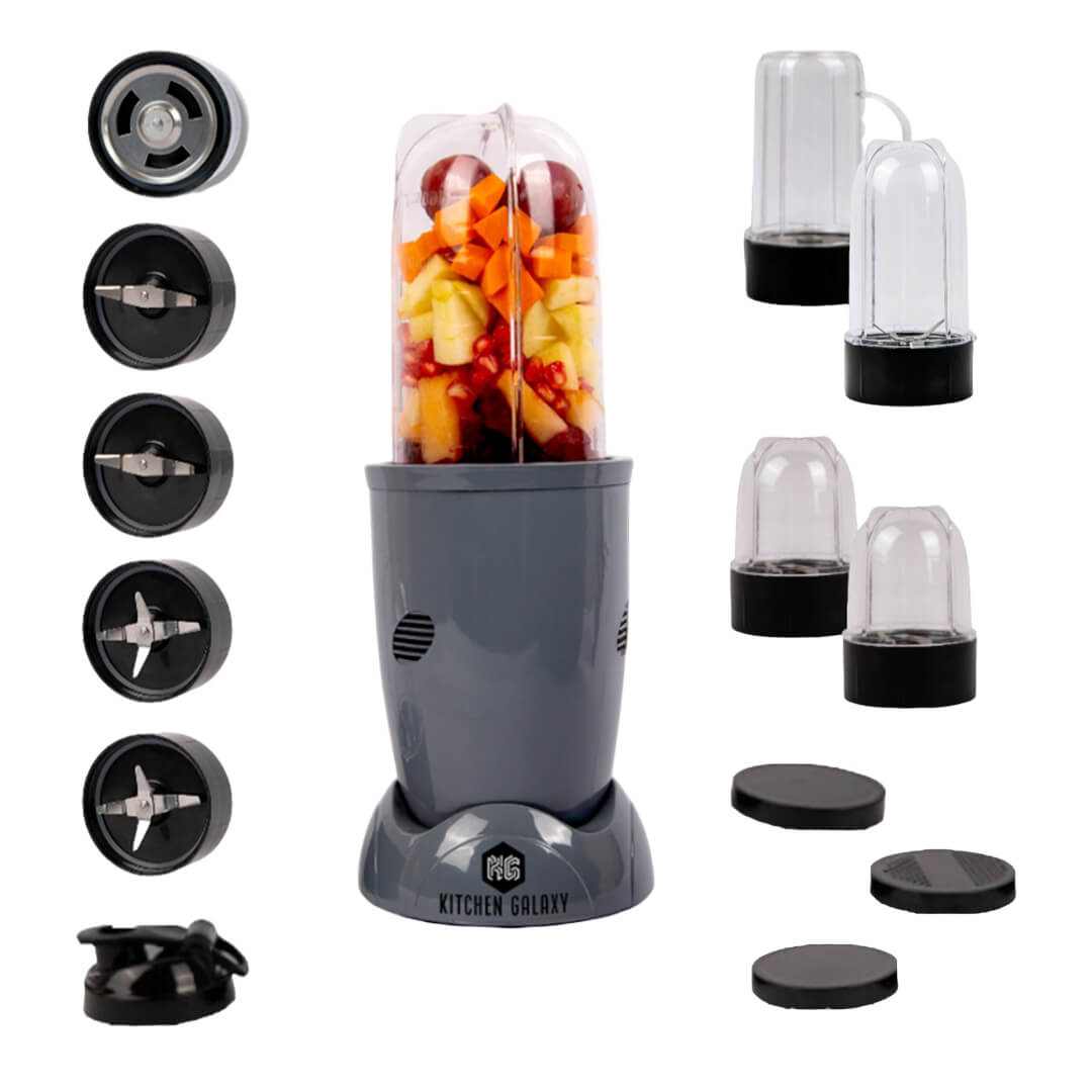 Kitchen Galaxy Bullet Mixer Grinder -  5 Jar Mixer model with 5 Blades |Glossy Series