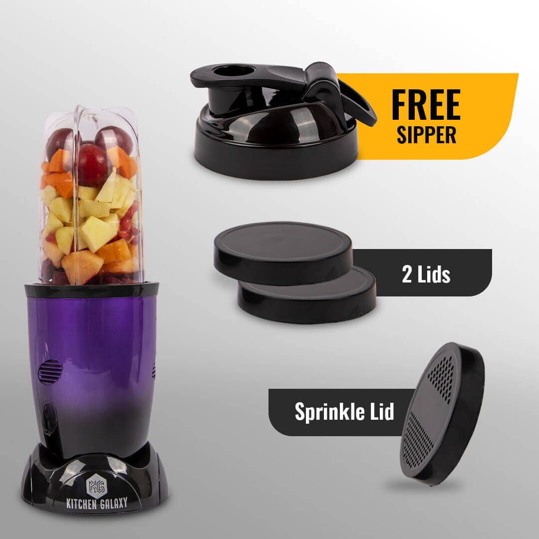 Kitchen Galaxy Bullet Mixer Grinder - 3 Jar Model + Juicer Jar |Shaded Series