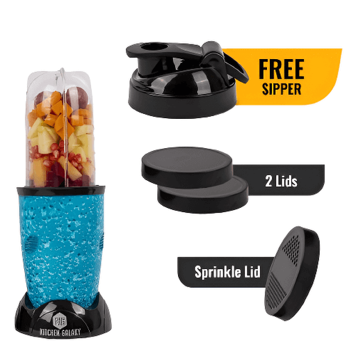 Kitchen Galaxy Bullet Mixer Grinder -  5 Jar Mixer model with 3 Blades |Printed Series